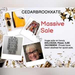 NWT: Massive sale on DOLCEZZA, Masai, & Ilse Jacobsen!  Prices already slashed!